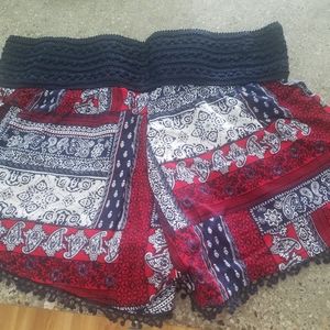 Summer soft shorts with fun design